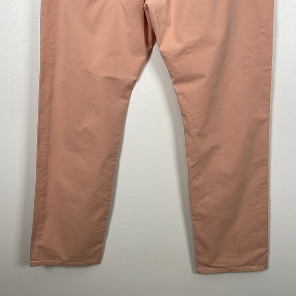 DL1961 Russel Slim Straight Leg Mens 42/34 Pink Jeans 5 Pocket Big Tall Pants - Picture 6 of 9